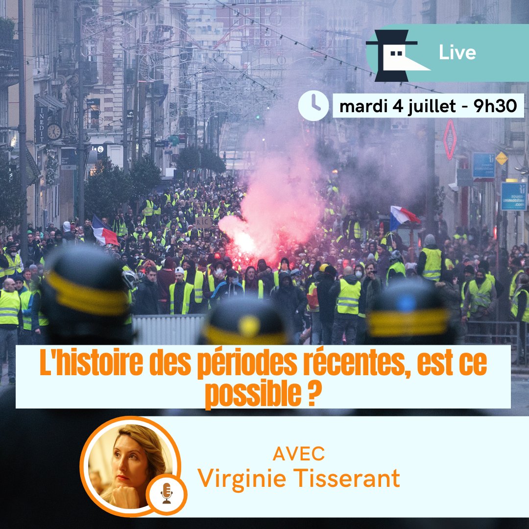 Benjamin Brillaud (@notabenemovies) on Twitter photo Vous êtes vous déjà demandés si l'Histoire s'arrête à un moment, et si oui au quel ? Peut-on faire de l'histoire des périodes récentes ? Eh bien oui, l'histoire immédiate existe, et on va en parler ce mardi 4 juillet à 9h30 sur Twitch avec <a href="/v_tisserant/">Virginie Tisserant</a> !
twitch.tv/notabenemovies Vous êtes vous déjà demandés si l'Histoire s'arrête à un moment, et si oui au quel ? Peut-on faire de l'histoire des périodes récentes ? Eh bien oui, l'histoire immédiate existe, et on va en parler ce mardi 4 juillet à 9h30 sur Twitch avec <a href="/v_tisserant/">Virginie Tisserant</a> !
twitch.tv/notabenemovies