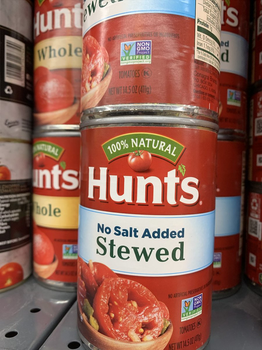 From the #Bahrain Kosher Corner: I found <a href="/HuntsChef/">Hunt’s Tomatoes & Ketchup</a>'s stewed tomatoes (no salt added), certified by <a href="/OKKosher/">OK Kosher</a>, at the local supermarket #BahrainKosher
