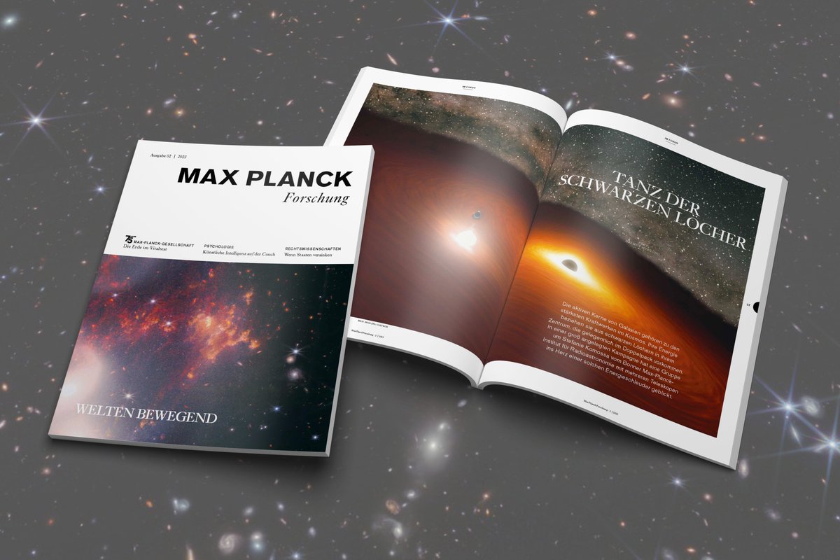 maxplanckpress's tweet photo. Lesestoff für #Astronomie-Begeisterte! Unser Magazin MaxPlanckForschung blickt ins #Universum.
ePaper: https://t.co/hQIom2k60m #UnserUniversum https://t.co/9M7e8nKG64