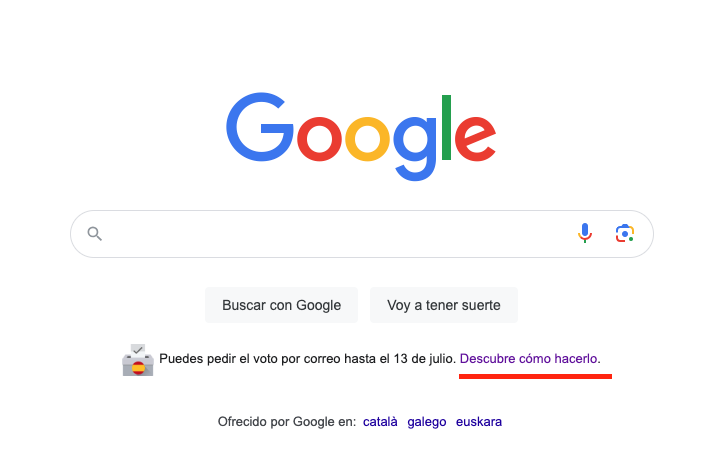 simdalom's tweet photo. Me puede la curiosidad. ¿Cuánto cuesta este enlace en la home de Google? https://t.co/taGRR1VzDd