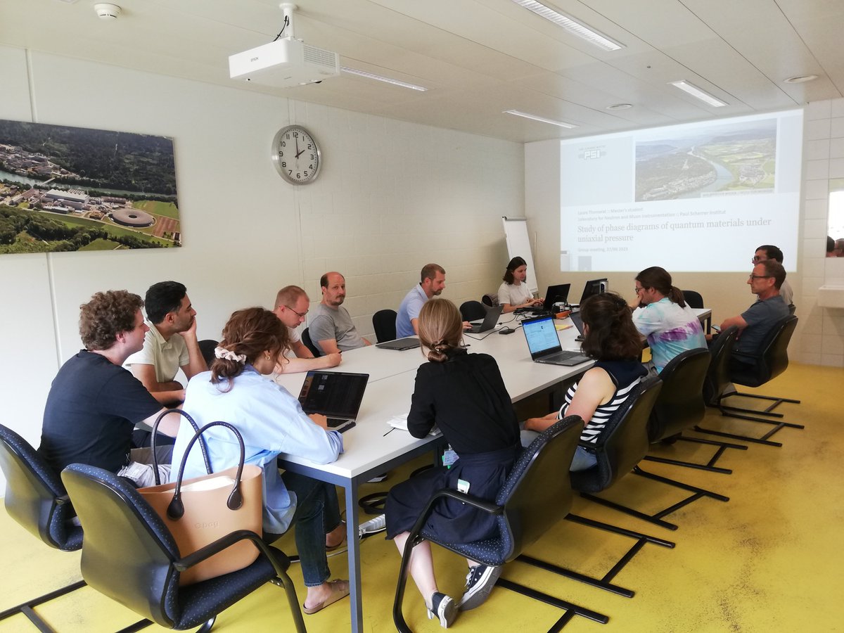 Congratulations to Laure for finishing a successful internship at <a href="/psich_en/">PSI Paul Scherrer Institut</a> ! She will soon be on her way back to Paris, but we will keep discussing the exciting results she obtained on uniaxial tuning of superconductors. Look out for upcoming reports!