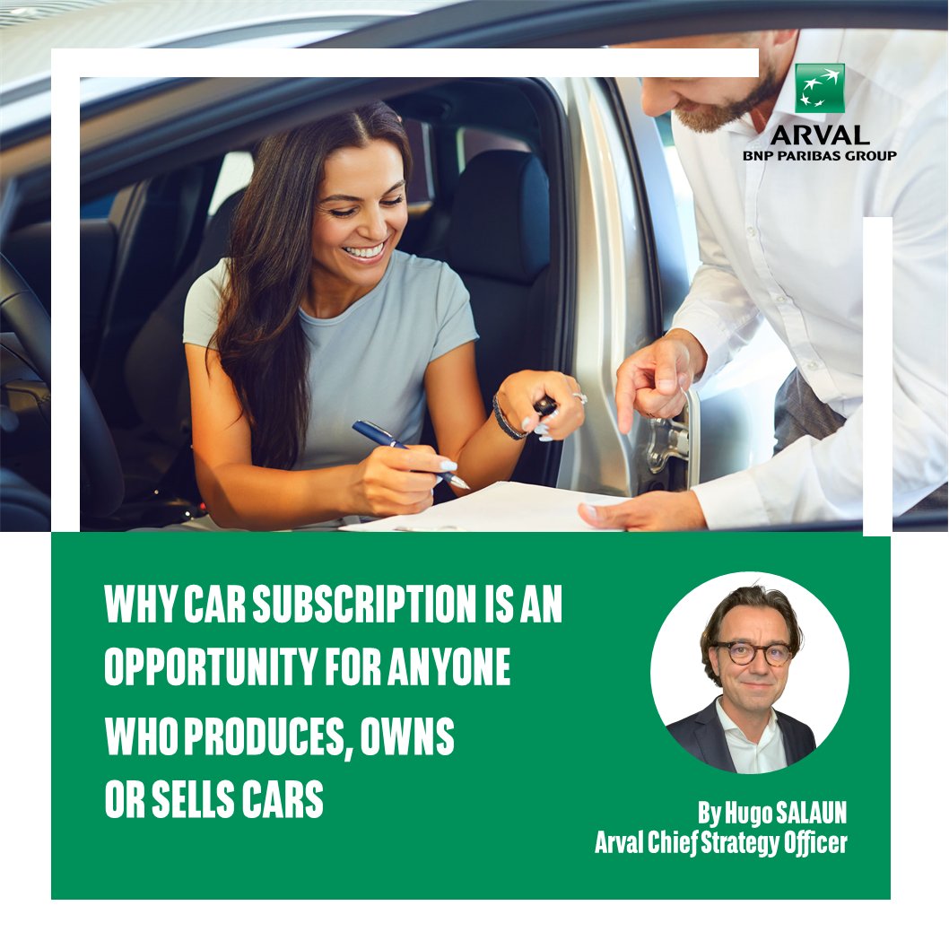 Is the automotive industry about to get netflixed? Hugo Salaun, Arval Chief Strategy Officer explores the potential evolution of the 'usage economy' in the automotive industry arval.com/why-car-subscr… #FutureOfMobility #Mobility #Disruption