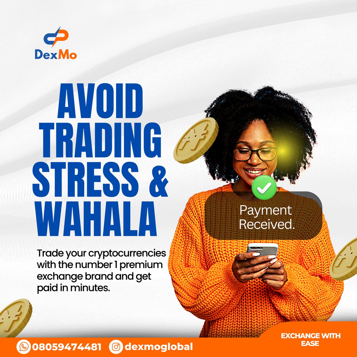 DexmoGlobal's tweet photo. You can avoid getting scammed and other trading stress when you choose to transact with Dexmo. We are reliable, fast and professional. #dexmo #trading #giftcards #itunes #applecard #bitcoin #usdt #cryptocurrency https://t.co/pX5Vmm2n21
