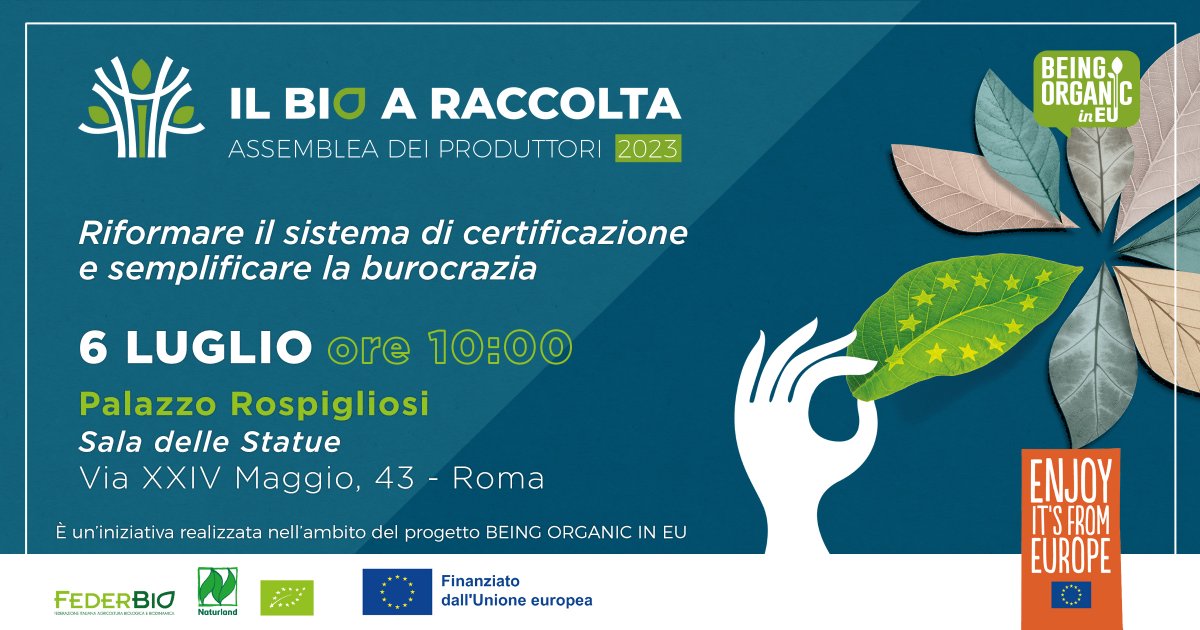 FederBio's tweet image. #ilbioaraccolta🍏
Il sistema di #certificazionebio è un pilastro sul quale si regge la credibilità e il mercato dei prodotti biologici, con un meccanismo che però disincentiva alla conversione al #bio.
➡️ Un punto cruciale del Manifesto dei produttori del #biologico

@coldiretti