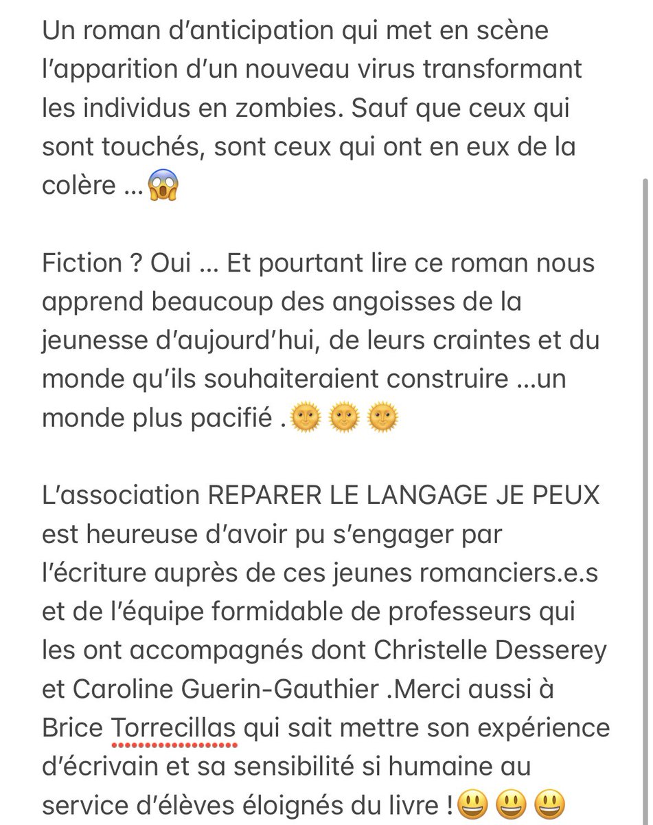 Vendredi, les élèves du Lycée Professionnel Eugène Montel en CAP chaudronnerie ont reçu avec un exemplaire du roman qu’ils ont écrit un diplôme de « jeune romancier.e » pour leur roman « Apocalypse Montel, Le virus de la colère. » 🥳

#ecrire #livre #engagement #education
#ecole