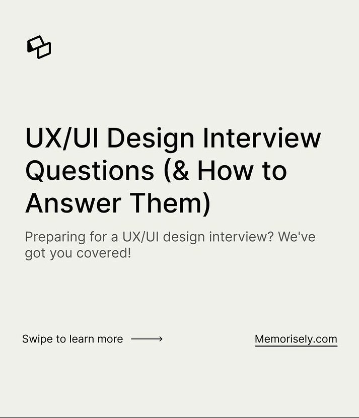 If you are a UX/UI Designer and looking forward to your next interview, this post here are some UX/UI Design interview questions and how to answer them. 

Retweet are highly appreciated 💜