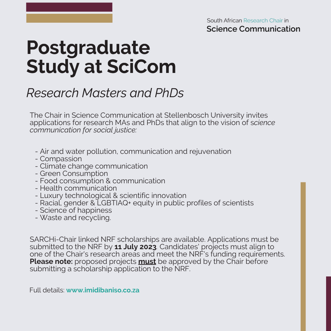 Imidibaniso (SU Centre for Science Communication) tweet media