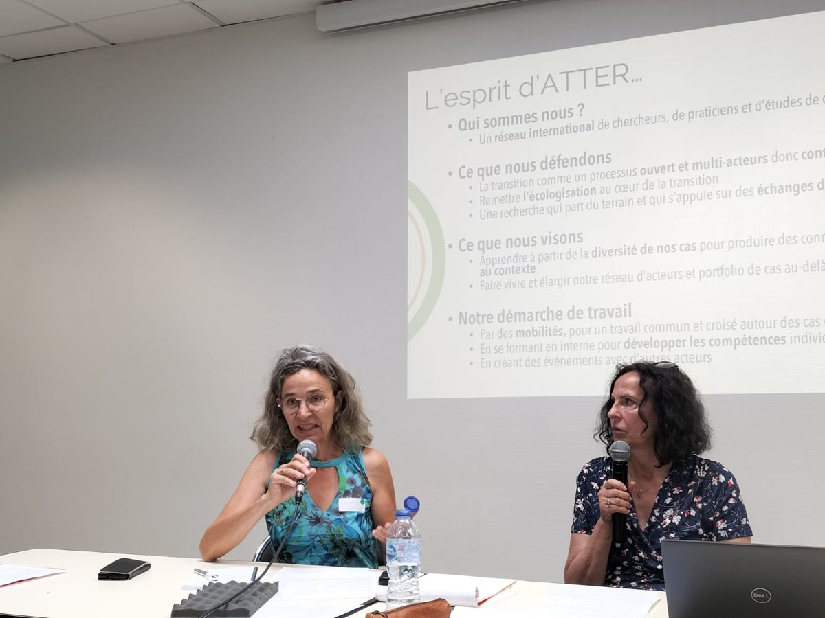 #atteropenconference 
Claire Lamine and Danièle Magda introducing the day with spirit and principles of <a href="/atter_rise/">ATTER</a> project