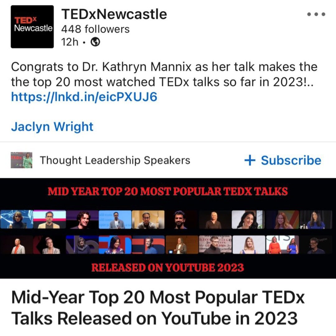 Thanks to people passing on the word, my @TEDxNewcastle talk about dying is in the top 20 of the >8k videos released around the world this year.

Thanks for your support.
Let's keep talking about #OrdinaryDying.

Video: bit.ly/DyingTEDxNcl
Article: bit.ly/TEDxTopTwenty