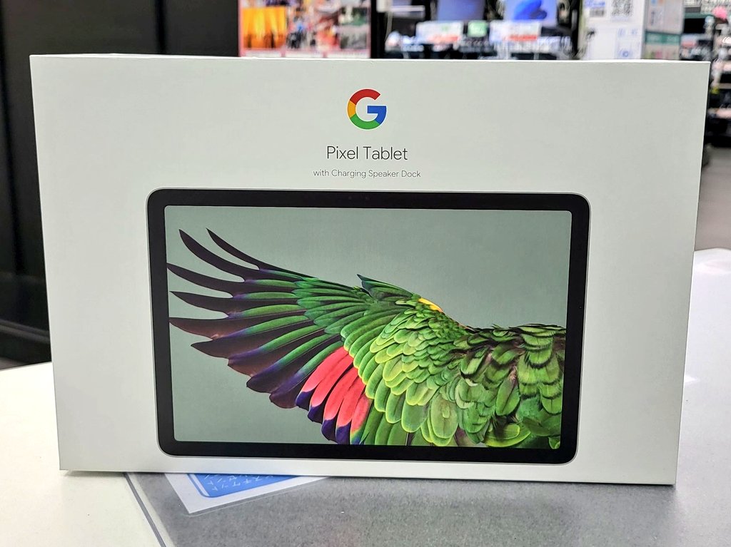 iosys_official's tweet image. 【Google純正タブレット】
Google Pixel Tablet GA04754-JP
未使用品 税込74,800円
▼商品ページ▼
iosys.co.jp/items?q=Pixel+…
グーグル・ジュンなタブレット！！
実はこの子、ピクセル初のAndroidタブレットではないんですよね〜
#イオシス #PixelTablet