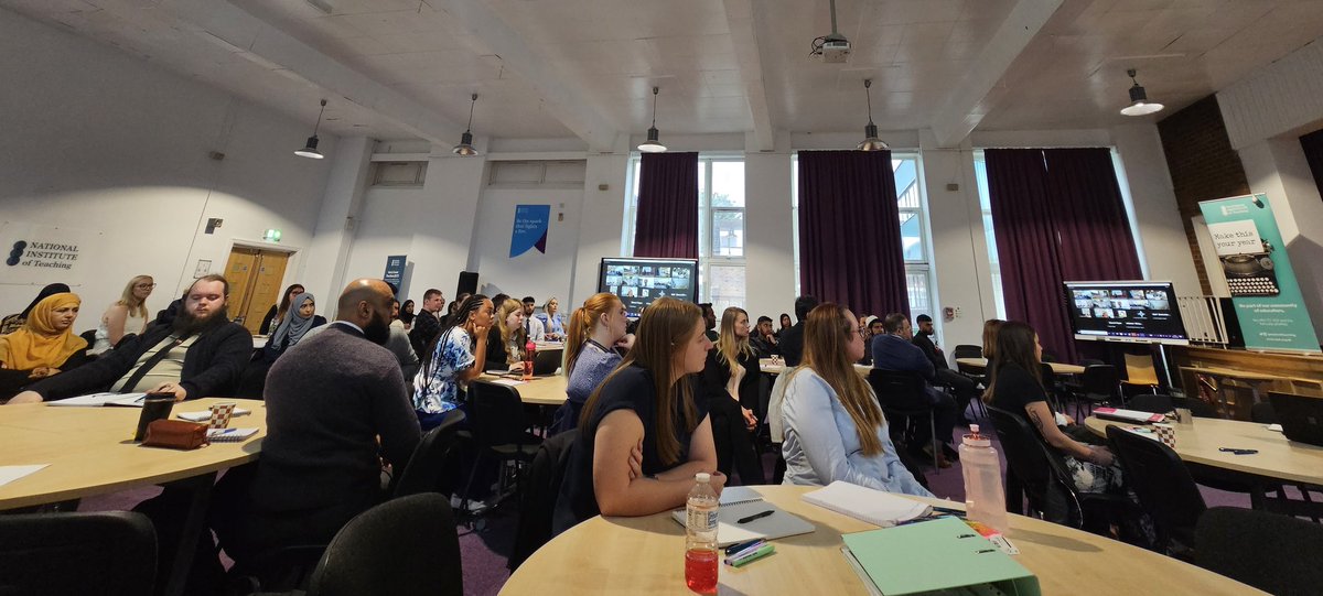 There's a buzz on campus here in the North and West Campus <a href="/NatInstTeaching/">National Institute of Teaching</a> as we welcome our first trainees to their Flying Start Week as they start their journey to join the best profession in the world. #flyingstart #BeTheSpark