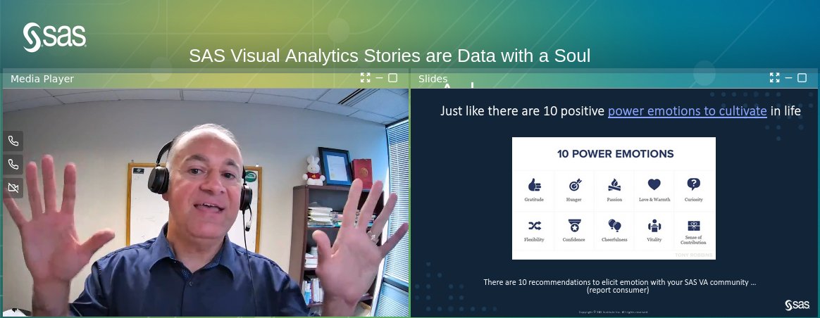 HomesAtMetacoda's tweet photo. Learn how to evoke #emotion in your visualizations, analytics, #reports or dashboards within your own organizations with @SASsoftware #SASVisualAnalytics in an on-demand #SASwebinar.
#SAS #SASva #datastory #datastories #soul #persuasion #SAStip #SASusers
https://t.co/lUxY20Bp06 https://t.co/imjlG2UHRg