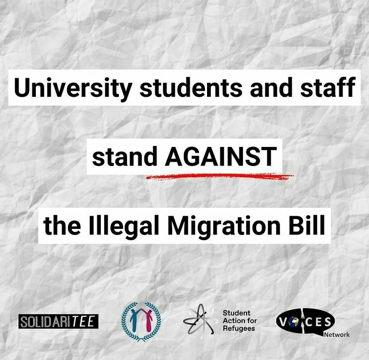 Our joint petition is nearly at 300 signatures 🤩 Keep lending your voice to keep up the pressure and let the government know that the higher education community stands against the Illegal Migration Bill. Sign here: actionnetwork.org/petitions/univ…