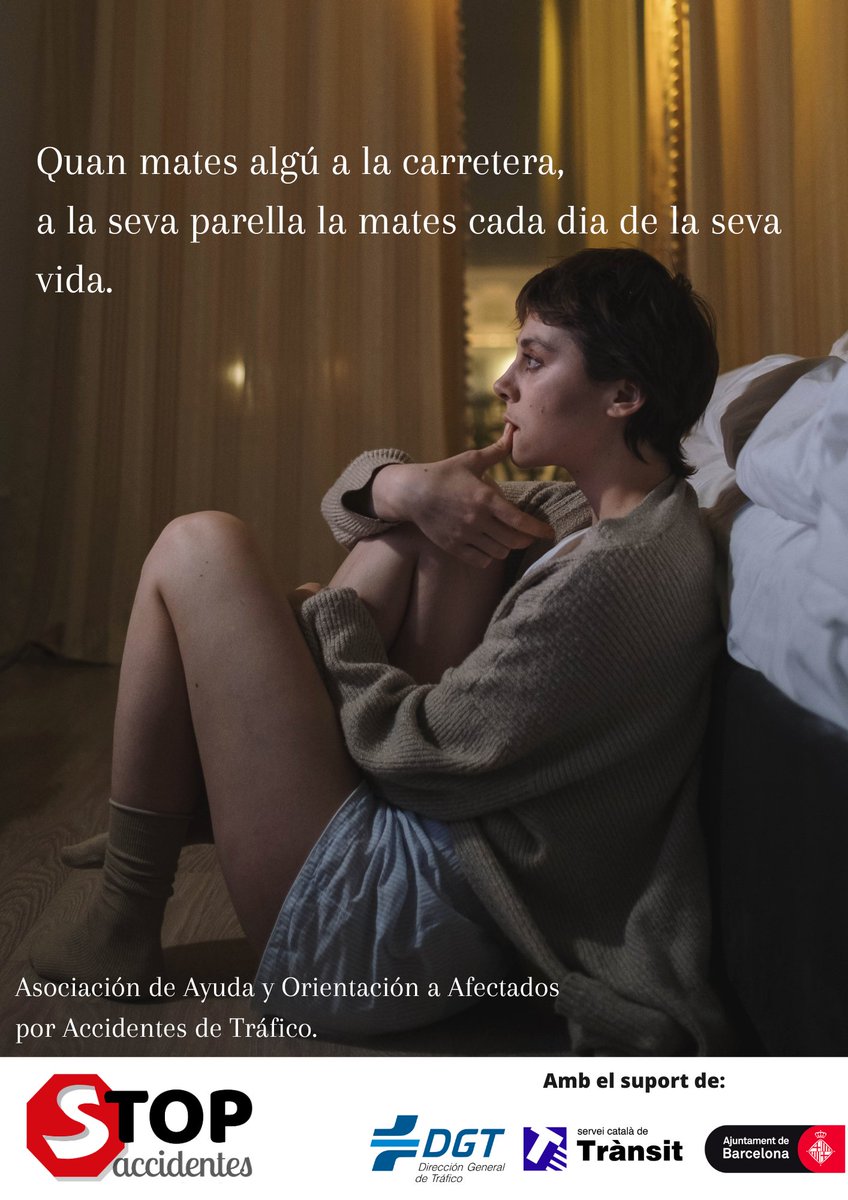 StopAcciCat's tweet image. Quan mates algú a la carretera, els seus pares, fills, parelles, amics… moren cada dia de la seva vida. Aquesta és la història de les víctimes.