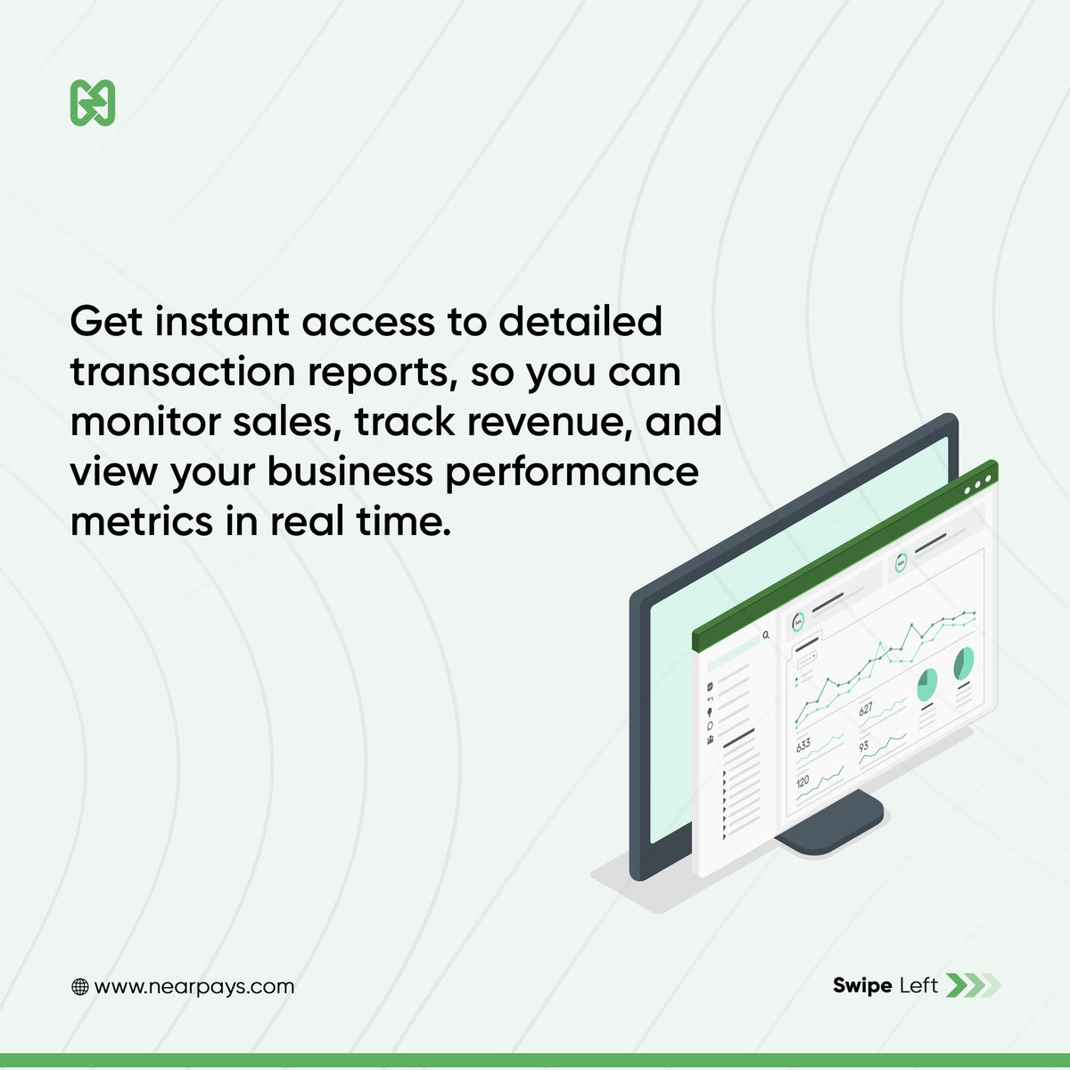 nearpays's tweet photo. Introducing Nearpays' Corporate Dashboard!
Enjoy the possibilities of managing your sales transactionsand branches in real-time from a centralized location.
Swipe to learn more.
#Nearpays #CorporateDashboard
#ScanCardToPay
#NFC #EmpowerYourBusiness https://t.co/dufEVBvrst