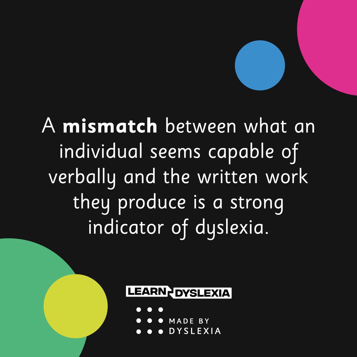 kate_griggs's tweet photo. Can you spot the signs of dyslexia in your child? 🤔

The earlier we can identify a child is dyslexic,  the more we can help them understand their strengths and challenges, and build their self-esteem.

Check out @MadeByDyslexia's top tips in the post below 👇 https://t.co/8GhgJtiVQp
