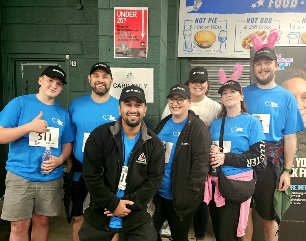 LtdPbsc's tweet photo. We like to thank the staff involved in @TheKirkwood_UK  Memory Walk on Sat 1st July 
Claire was a volunteer
Amanda, Harry, Dannica &amp; Junaid completed the 6-mile walk
Jamie &amp; Fraser completer the 10-mile walk
https://t.co/edBtDxF7mx...
#charity #fundraising #endoflifecare https://t.co/CF0QVkIbmb