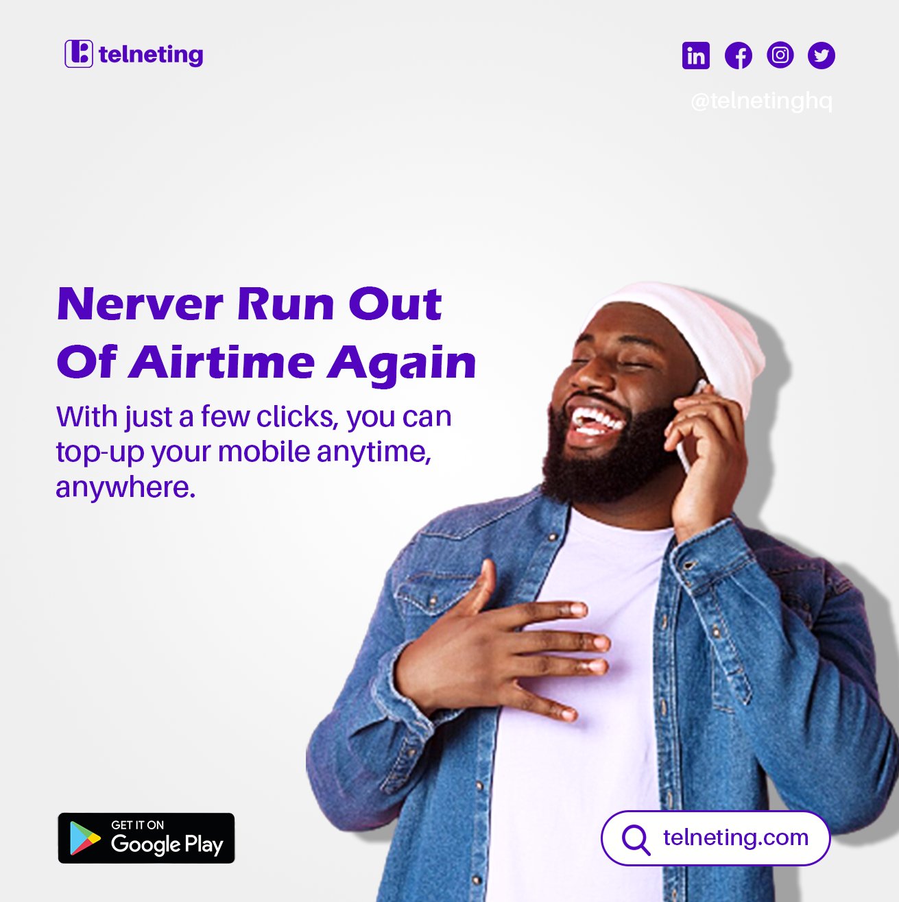 on Twitter "Say goodbye to airtime issues! With our easy and