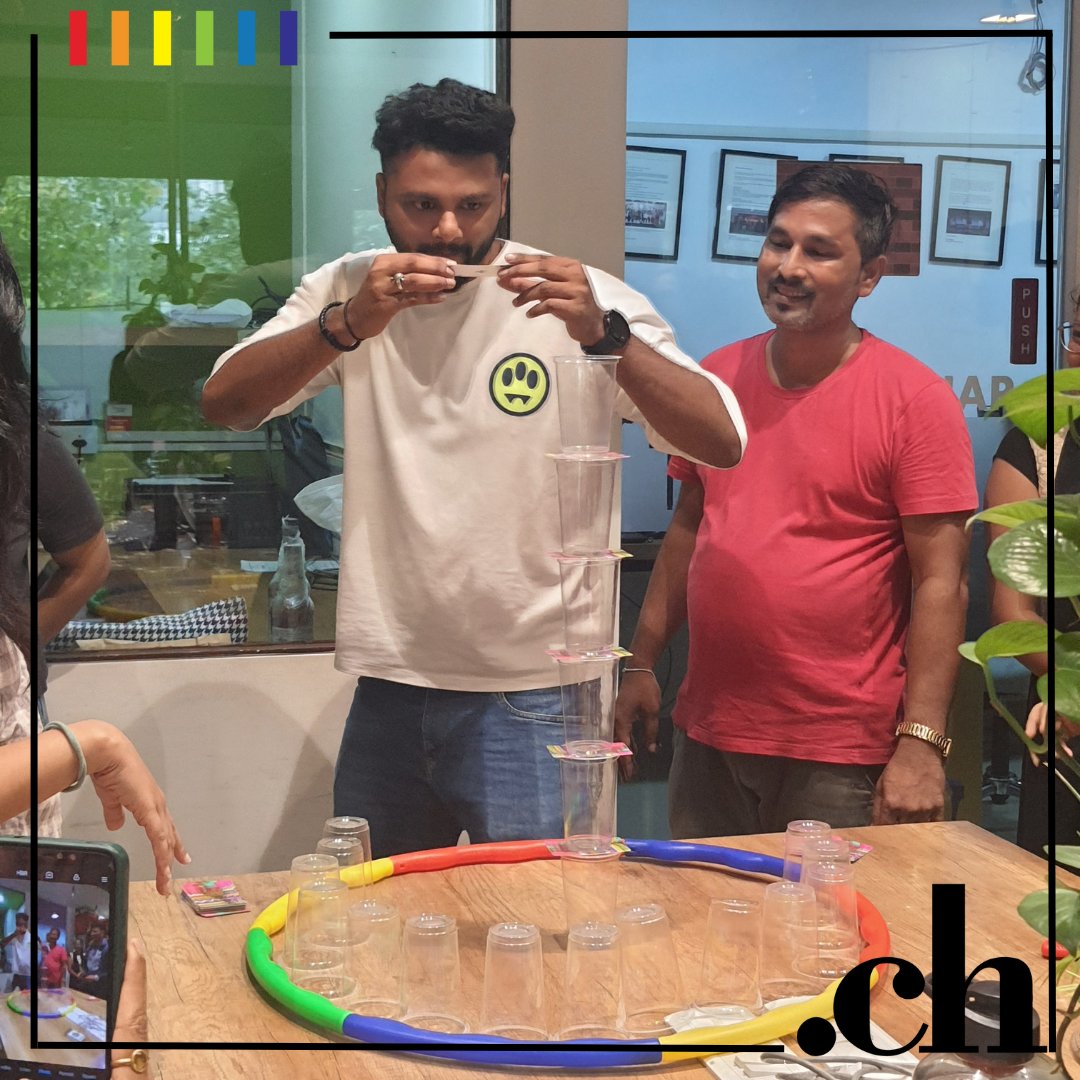 collectiveheads's tweet photo. A storm was brewing outside, but a fun session was brewing inside as we turned a simple Saturday into a SUPERB SATURDAY! Who knew so much fun could be had with just cups!

#employeeengagement #games #eventsagency #teamCH https://t.co/exLl5TXuHg