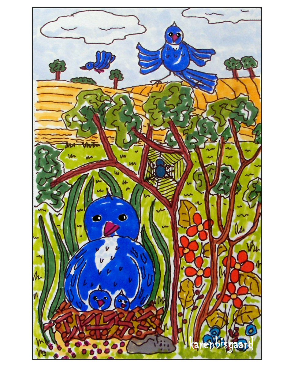 KarenBisgaard1's tweet photo. https://t.co/ah5nSCXwhT
#paperpainting #sketch #sketchbook #postcardpainting #doodles #naivepainting #birds #nestingbird #birddoodles https://t.co/ze1jGSZzv2