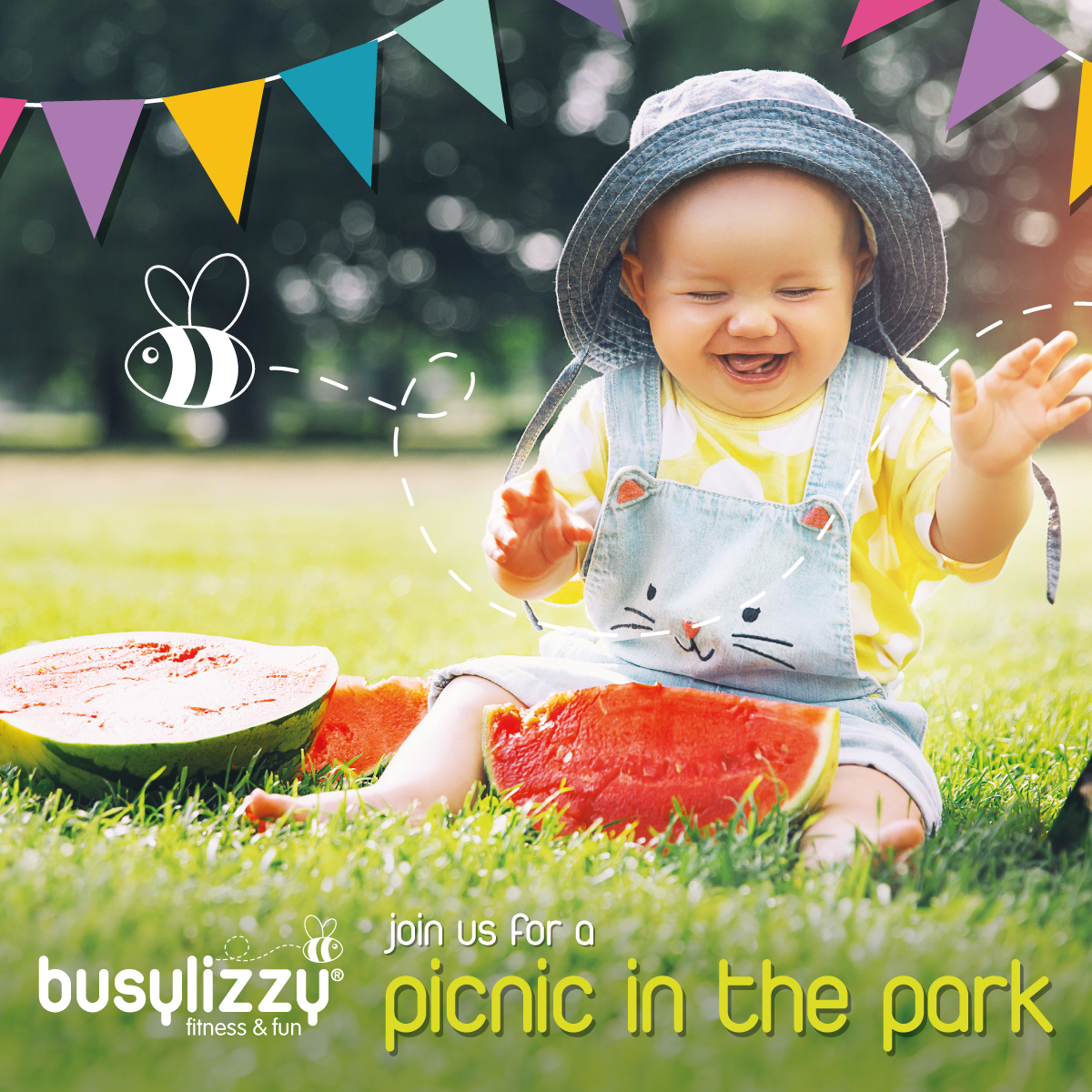 Busylizzy is about so much more than our brilliant classes, beautiful venues and unbeatable value and flexibility (although we are delighted to be able to offer you all these things!).

We're delighted to welcome you to our Summer Picnics this August 🌞🥪🍓🍰