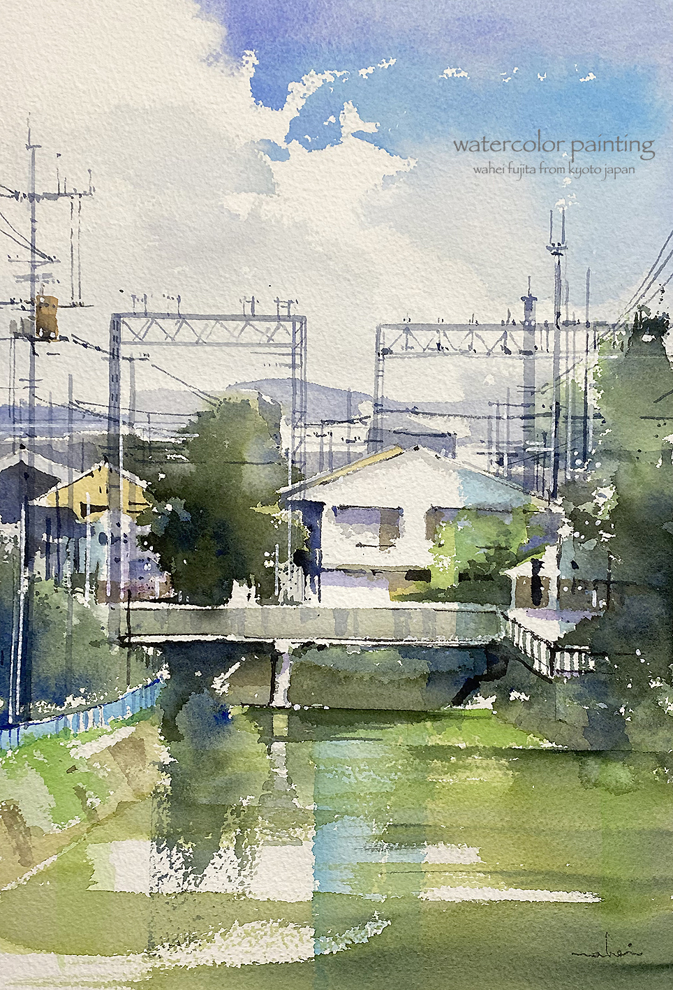 わへい水彩画@京都水彩画塾塾長 on X: 