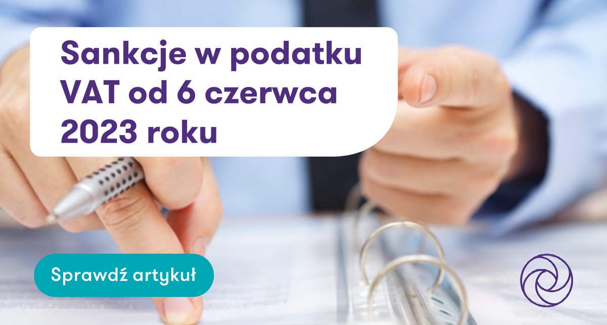 ksiegowosc_blog's tweet photo. Uwaga❗ Od 6 czerwca 2023 r., czyli wejścia w życie pakietu #SLIMVAT3 w omawianym zakresie, #sankcjaVAT może być ustalona w dowolnej wysokości, ale nie wyższej, niż wskazane w przepisach maksima. Czyli❓ Sprawdź koniecznie szczegóły ⏩ https://t.co/CXgI30i74v  #sankcja #biznes https://t.co/ezs2qXgmz6