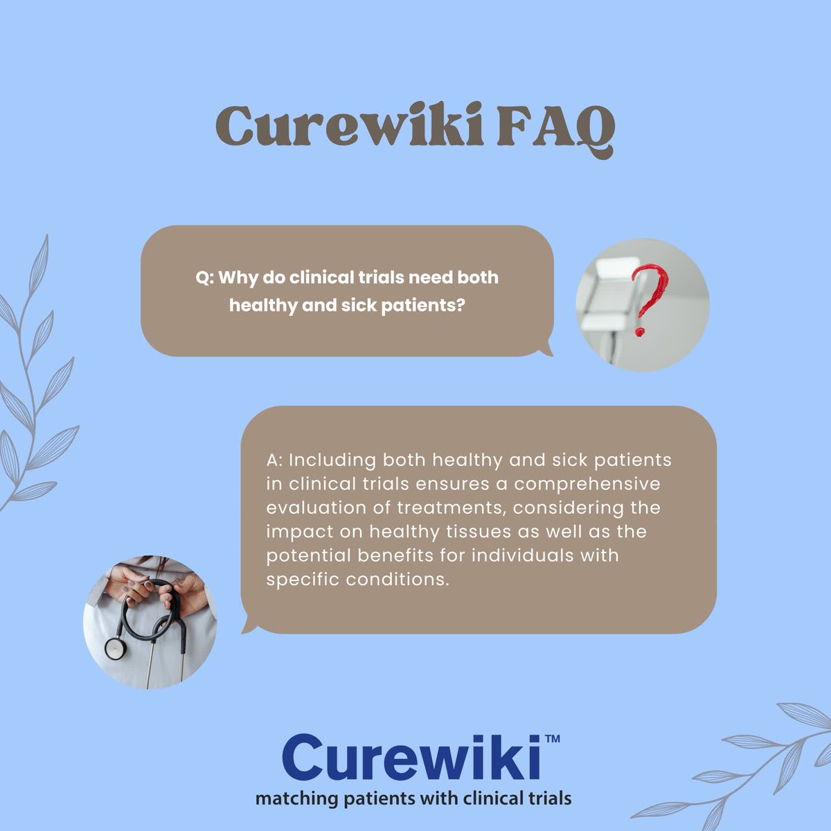 Curewiki1's tweet photo. 🌍🔬 The participation of healthy individuals in clinical trials offers valuable insights into the potential effects and safety of experimental therapies.

#MedicalResearch 🧪 #ClinicalTrials 🩺 #HealthcareInnovation 🌟 #PatientOutcomes 💙 https://t.co/oXwTfnWpPV