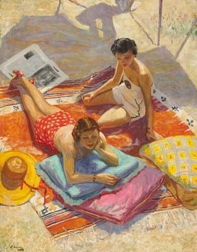 Fai che io
sia per te
io sia l'estate
anche quando
saran fuggiti
i giorni estivi.
Emily Dickinson

#BuongiornoATutti ☀️

#ScrivoArte 
#ScrivoDellEstate 
#3Luglio 
#Artlovers 

#Art #Artist John Lavery
Sunbathers, 1936
