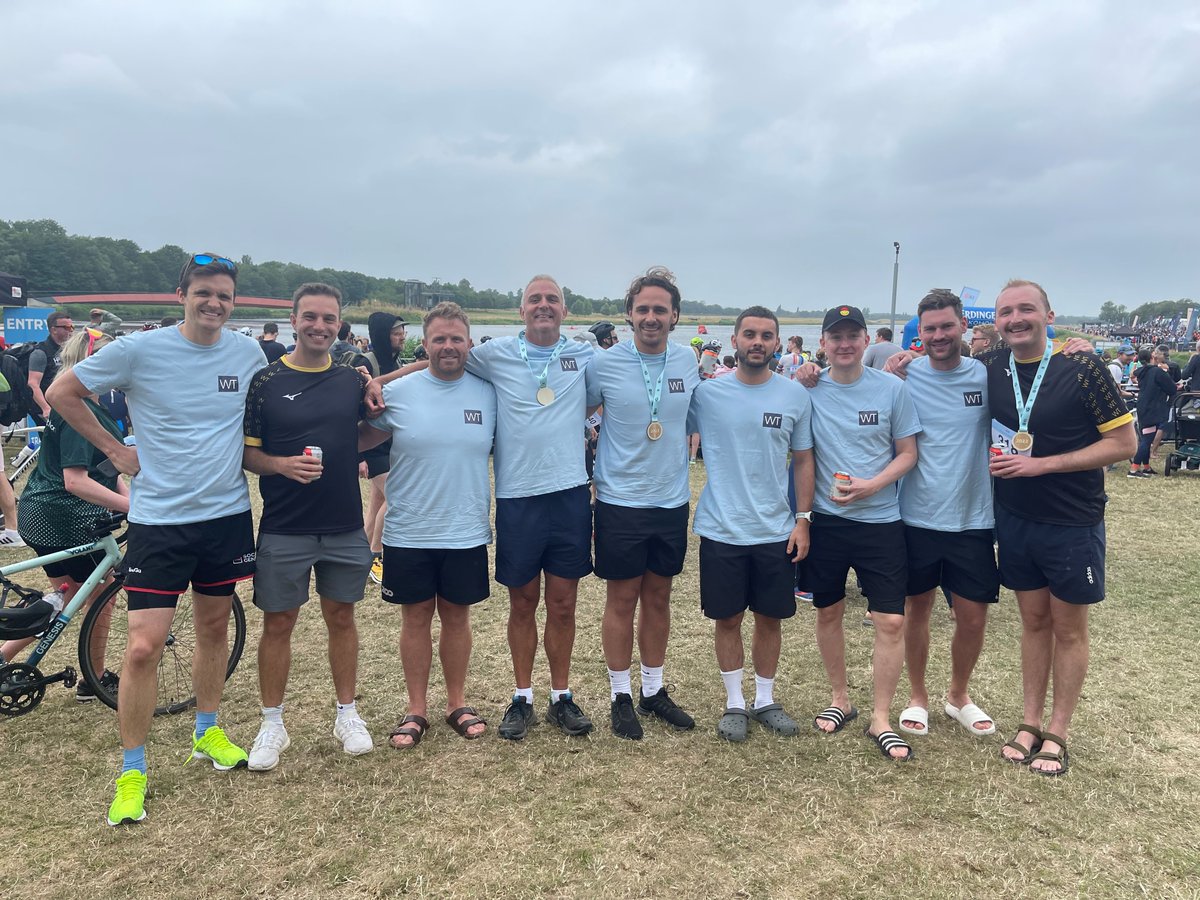 WTPartnership's tweet photo. Kudos to the WT team for completing the JLL Property Triathlon last Friday, whilst raising money for WWF. https://t.co/pyVgGYNNwg