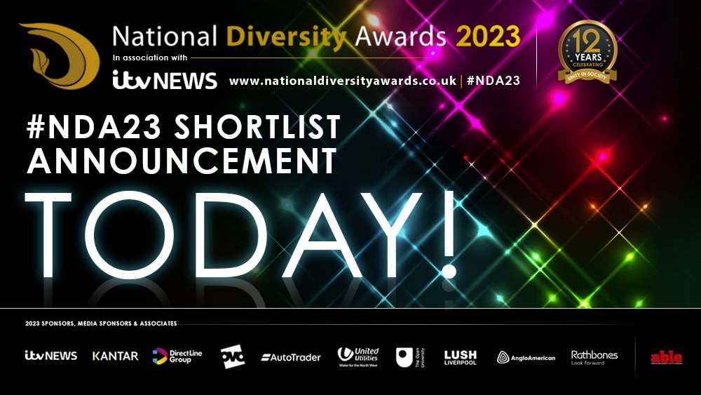 YAY! TODAY IS THE DAY!! 🤯🤪 Team #NDA are preparing to reveal the official #NDA23 Shortlist! from 11.00am! We are so excited!! Let us know who you are hoping to see shortlisted for the National Diversity Awards 2023… #NDA #NationalDiversityAwards @ITVNews