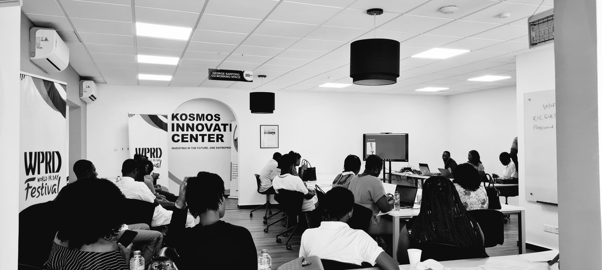 WhyAlwaysEkow's tweet photo. #WPRDFestival

@Official_GMA x @kicghana hosted a PR Masterclass for Startups, a social impact initiative of this year's World Public Relations Day Festival campaign. 

Close to 100 startups (In-Person and Virtual), mostly from agribusiness. https://t.co/o48RmZYH4M