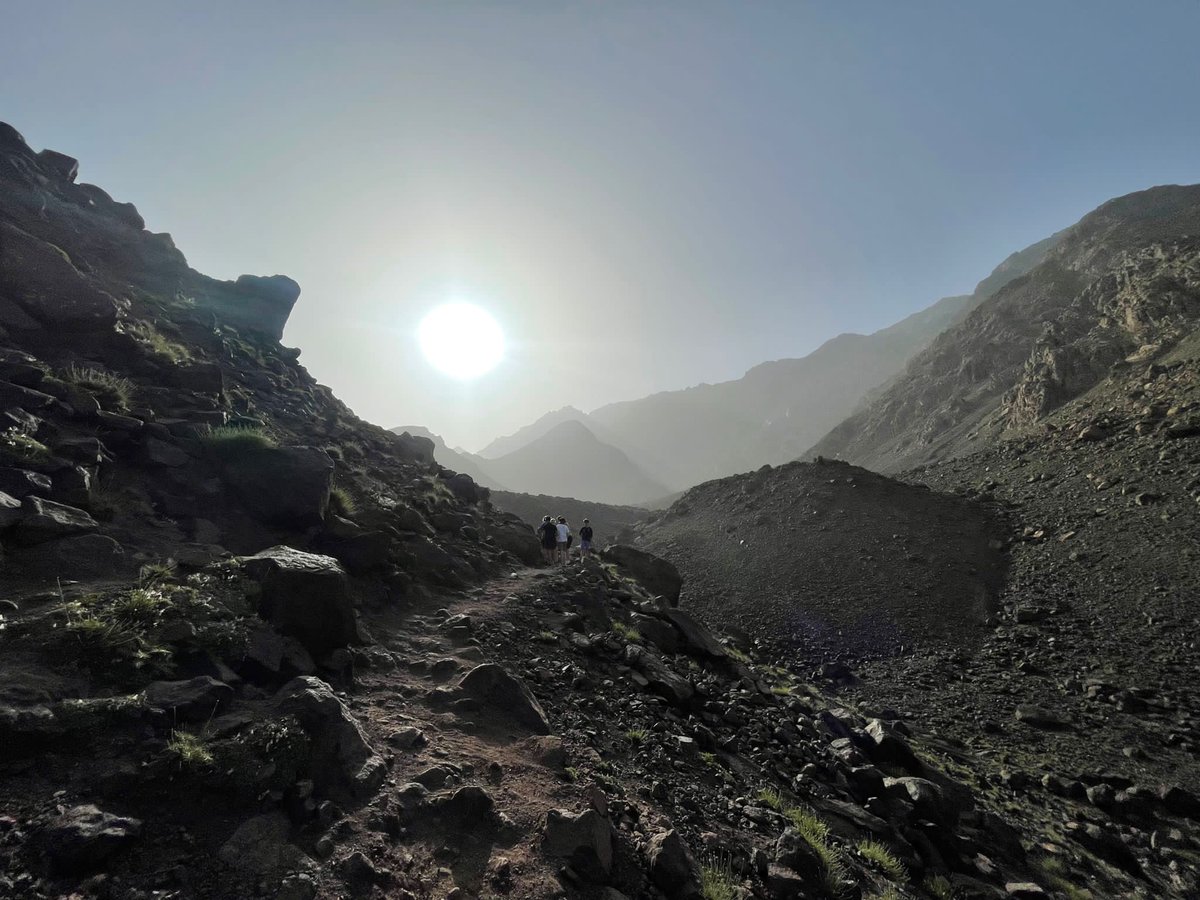 CundallManor's tweet photo. Cundall Yr 11 pupils in Morocco have been busy clearing paths between villages, along a river bed and through the mountains. Everybody is enjoying delicious food, mint tea and the village's  Eid celebrations!  #Cundall https://t.co/OnW2Dys3ne