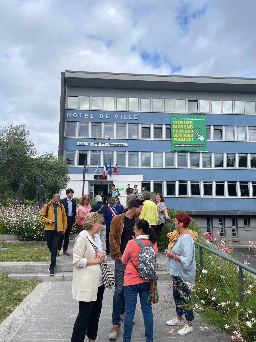 Rassemblement à la mairie de Bagneux à 12h00 (comme dans toutes les villes de France) pour l’arrêt des violences, la justice et la paix.