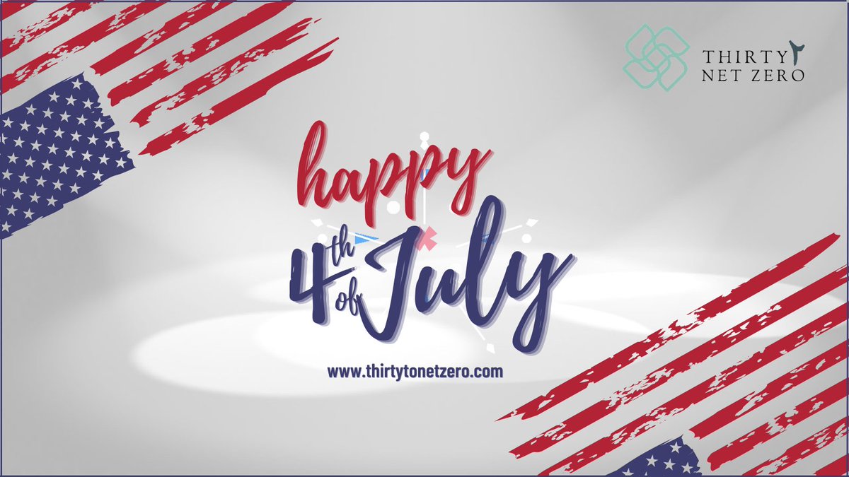 ThirtyToNetZero's tweet image. Happy Independence Day from all of us at Thirty To Net Zero Magazine! We wish you all a fun and safe day of celebration.  

#forthofjuly #IndependenceDay #July4th #America #RedWhiteAndBlue #IndependenceDay #USA #fourthofjuly #usa #fireworks #americanflag #forthofjuly2023