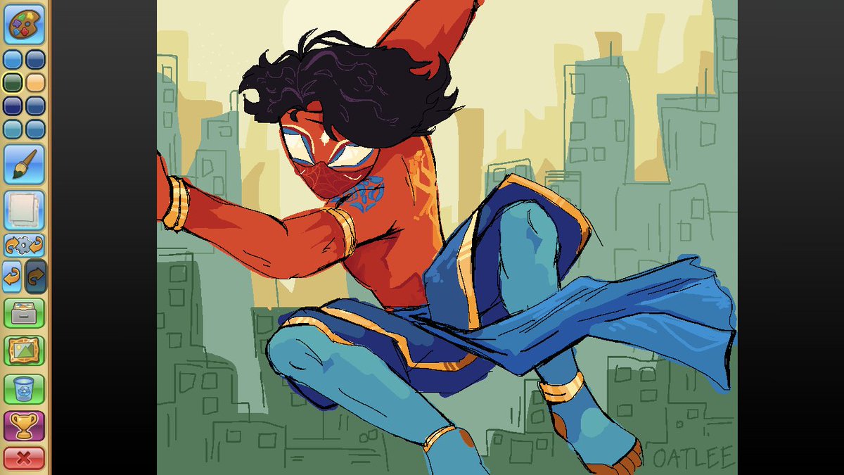 Drew Pavtir Prabhakar on a game I used to play a lot!  #SpiderVerse