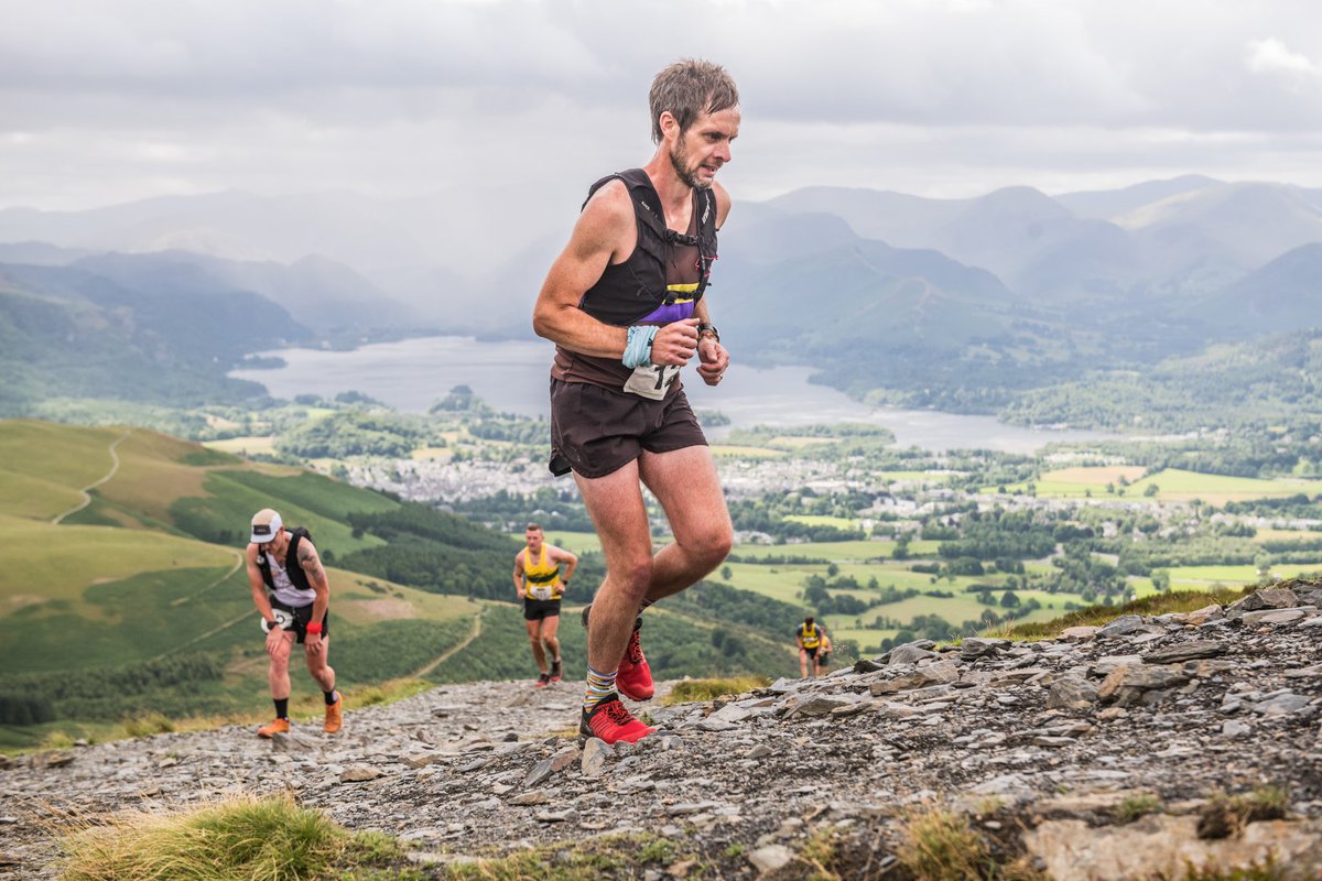 LittleJoeRunner's tweet image. Skiddaw FR yesterday. 
⛰️
Despite the gale force winds of 30mph+ on the summit, and the niggles I’ve been carrying the last month, I somehow ran 30 seconds faster than my previous best here, and came home in 16th. Happy days.