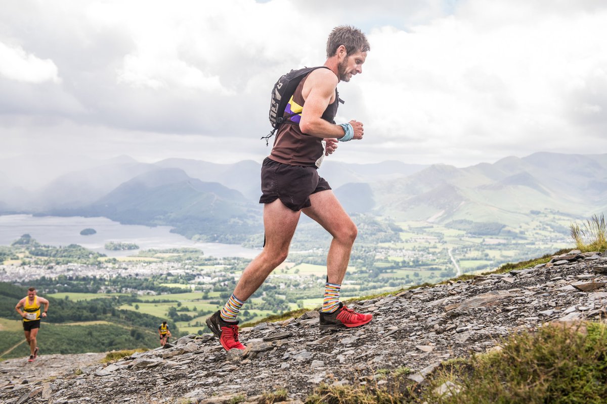 LittleJoeRunner's tweet image. Skiddaw FR yesterday. 
⛰️
Despite the gale force winds of 30mph+ on the summit, and the niggles I’ve been carrying the last month, I somehow ran 30 seconds faster than my previous best here, and came home in 16th. Happy days.