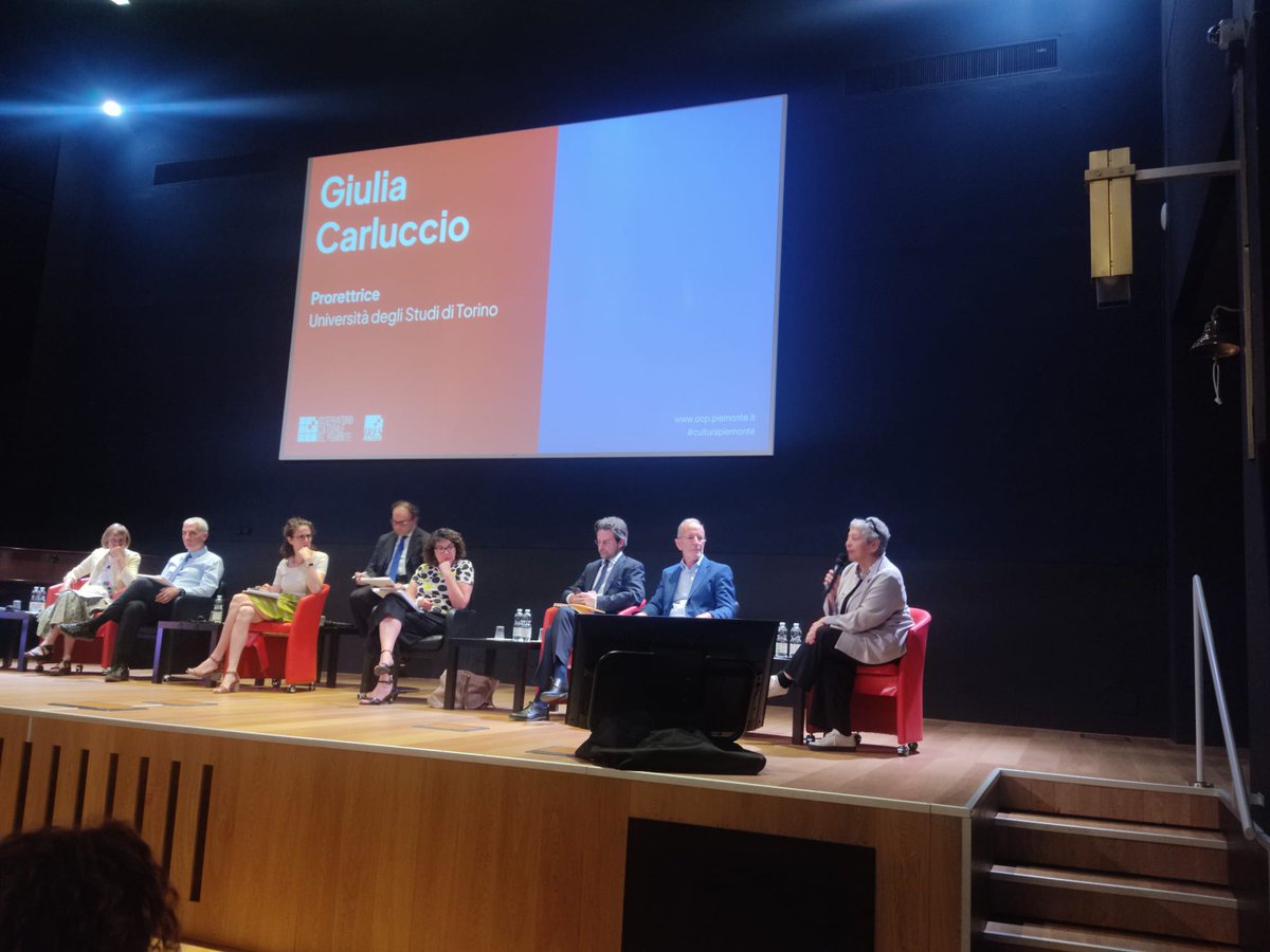 OCP - Osservatorio Culturale del Piemonte (@tweet_ocp) on Twitter photo "È cruciale ragionare sulle crisi che abbiamo attraversato, ma siamo in una condizione di transizione più ampia. Credo che il rapporto tra cultura e tecnologia sia un nodo che non possiamo tralasciare." Le parole di Giulia Carluccio, Prorettrice di <a href="/unito/">Università di Torino</a> "È cruciale ragionare sulle crisi che abbiamo attraversato, ma siamo in una condizione di transizione più ampia. Credo che il rapporto tra cultura e tecnologia sia un nodo che non possiamo tralasciare." Le parole di Giulia Carluccio, Prorettrice di <a href="/unito/">Università di Torino</a>