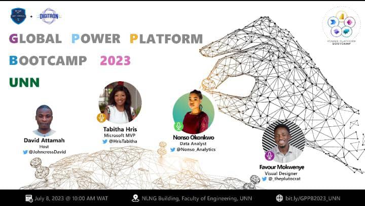 MlsaUnn's tweet photo. 🚀Join us at the Global Power Platform Bootcamp 2023, UNN! 💥Unleash your potential with the Microsoft Power Platform! 🎉

@_theplutocrat https://t.co/lbHIkx9l3g