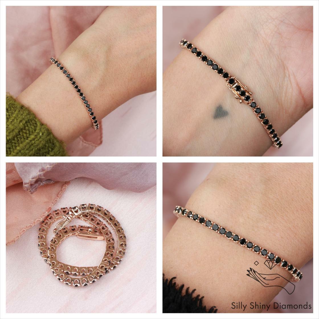 SillyShiny's tweet image. Wrap your wrist in diamond delight Black diamond tennis hearts bracelet 4.8 carat 
Order here sillyshiny.com/products/black…
#BraceletEnvy #BraceletCrush