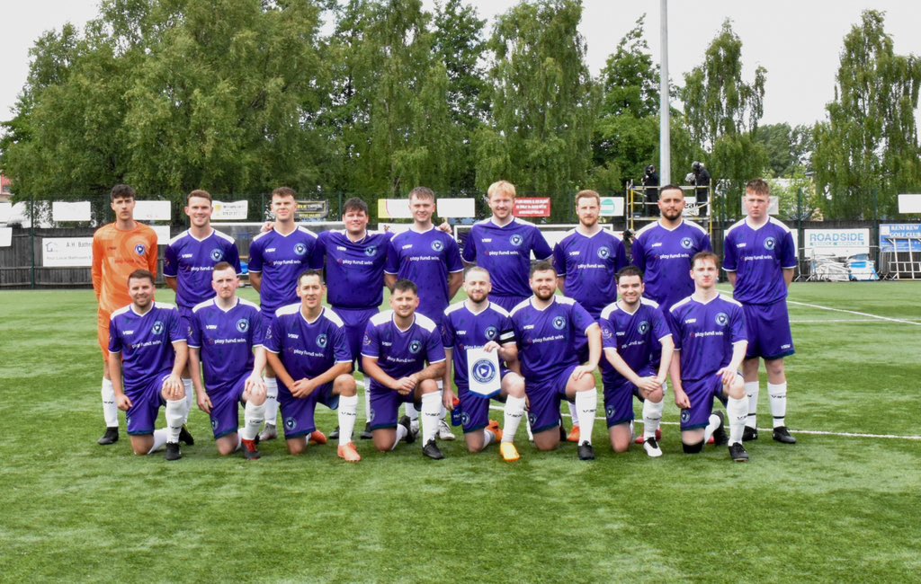 Fantastic day playing in the Devine Scaffolding Cup vs Wireless 

Over £3,000 raised for <a href="/GCH_Charity/">Glasgow Children's Hospital Charity</a> so a massive thank you to everyone who donated and came along to watch 🙌

Shoutout to our sponsors on the new shirts too 🤝

<a href="/LDLetsTalk/">Let’s Talk</a> 
<a href="/PlayFundWin/">Play Fund Win</a> 
Christie the baker