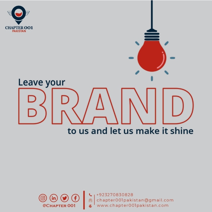 Chapter_001Pak's tweet photo. Leave your BRAND to us and let us make it shine.
#chapter001
#pakistan
#branding
#2023
#competitor
#growth
#business
#vision
#dreambig
#Ideas https://t.co/f2aKycpW3H