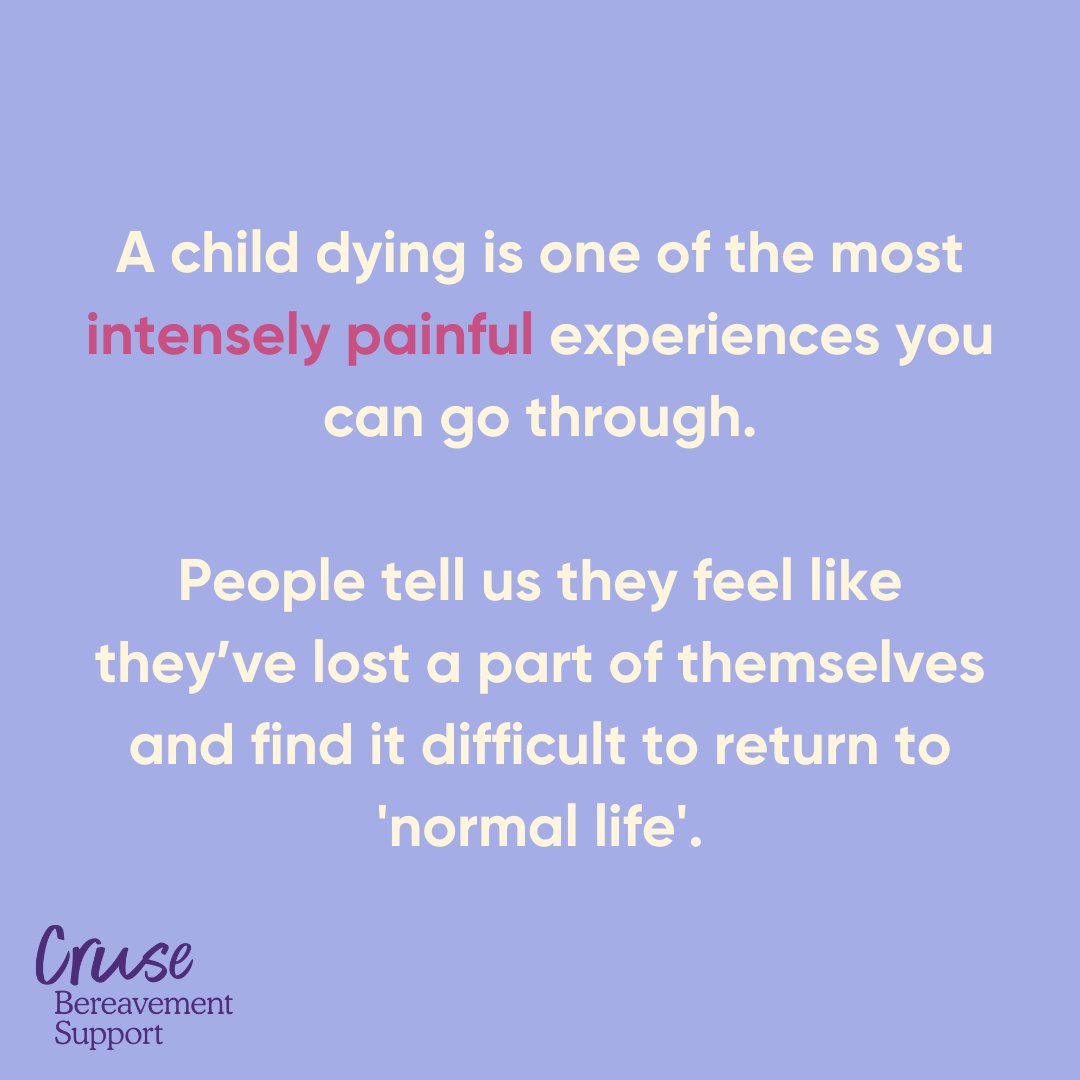 CruseSupport's tweet photo. Today is National Bereaved Parents Day 💜

We're here for you if you need support. You can call our National Helpline on 0808 808 1677 or read our full blog on ways to cope after the death of a child here 👇

https://t.co/I2h4zLRtDe https://t.co/vOxqnqJLxN