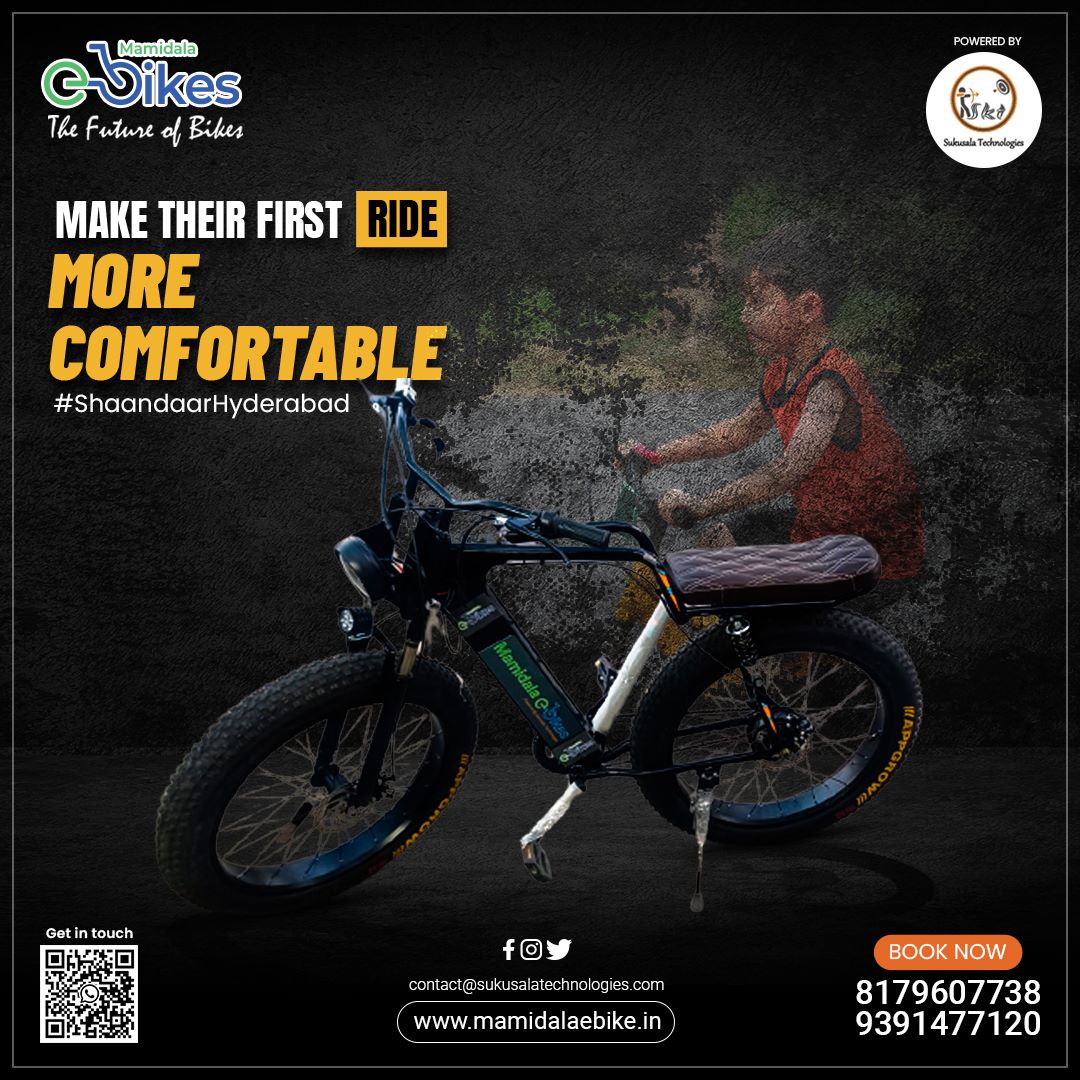 Are you looking for an eco-friendly & efficient mode of transportation that can take you anywhere u want to go without worrying about traffic, parking or gas? Look no further than  electric cycles! @MamidalaE 🚲
#Hyderabad
#ElectricBicycle #bicycle #GreenEnergy  #workout #cycling