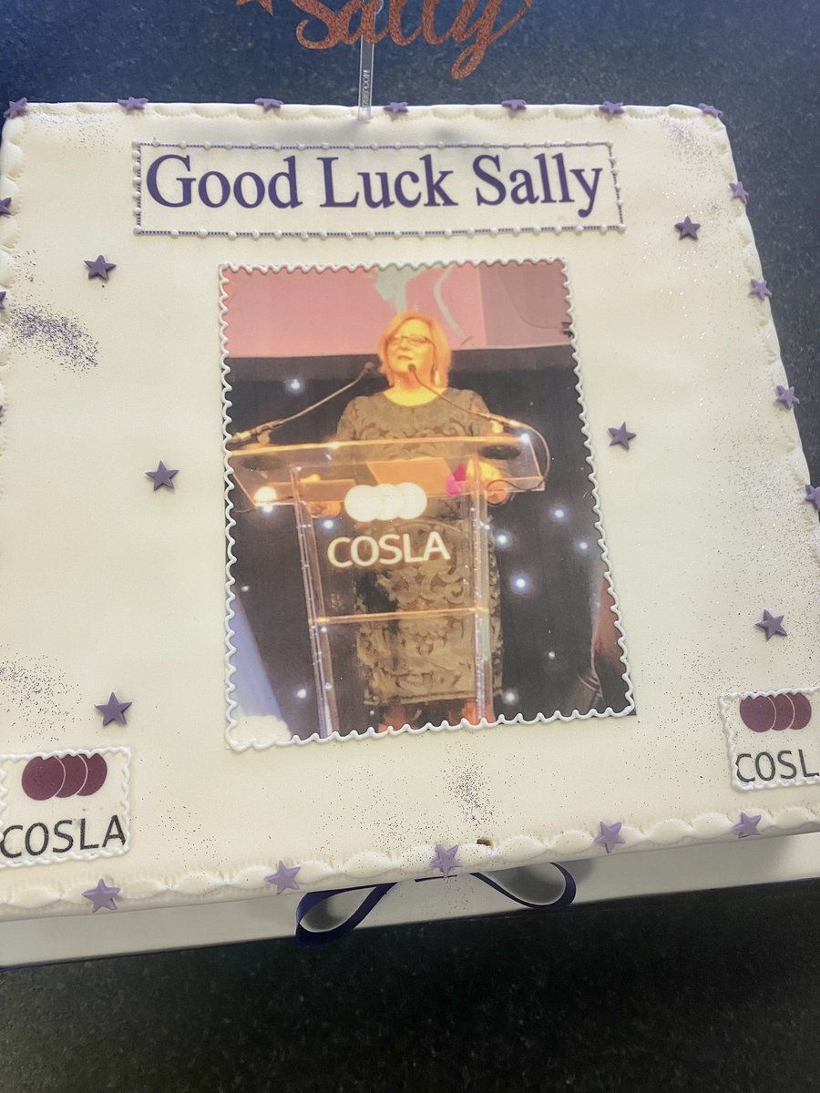 Lots of laughs and tears as we bade @SallyLoudon farewell from @cosla on Friday. An absolute privilege to have worked with Sally over the last year, getting to witness first hand her phenomenal leadership and passion for local government. I cannot wait to see what's next! 💜