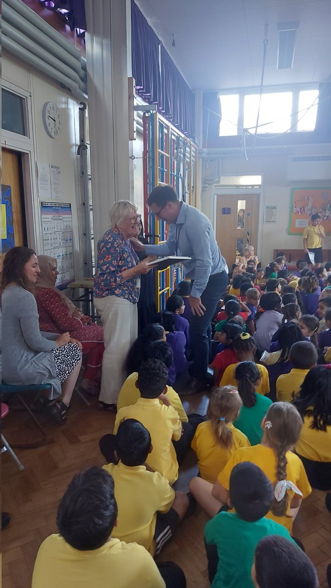 Ms_L_Lai's tweet image. What a brilliant assembly this morning, our extraordinary person this week is our governor Gill Heath.  She&apos;s been an inspirational and supportive governor.   She&apos;s retiring this year, and we will miss her dearly.  ❤️