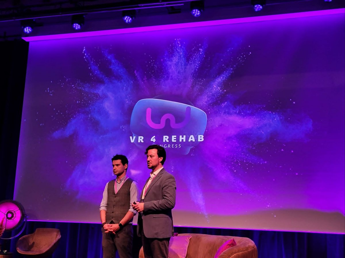 SoftcareStudios's tweet photo. 🚀 We're back from @VR4RehabProject! We had the opportunity to share the research work we're conducting at @SoftcareStudios and the new insights emerging from our clinical studies focused on #virtualsedation, the use of #VR to reduce #painperception during medical procedures. https://t.co/q6MoS0hZtC