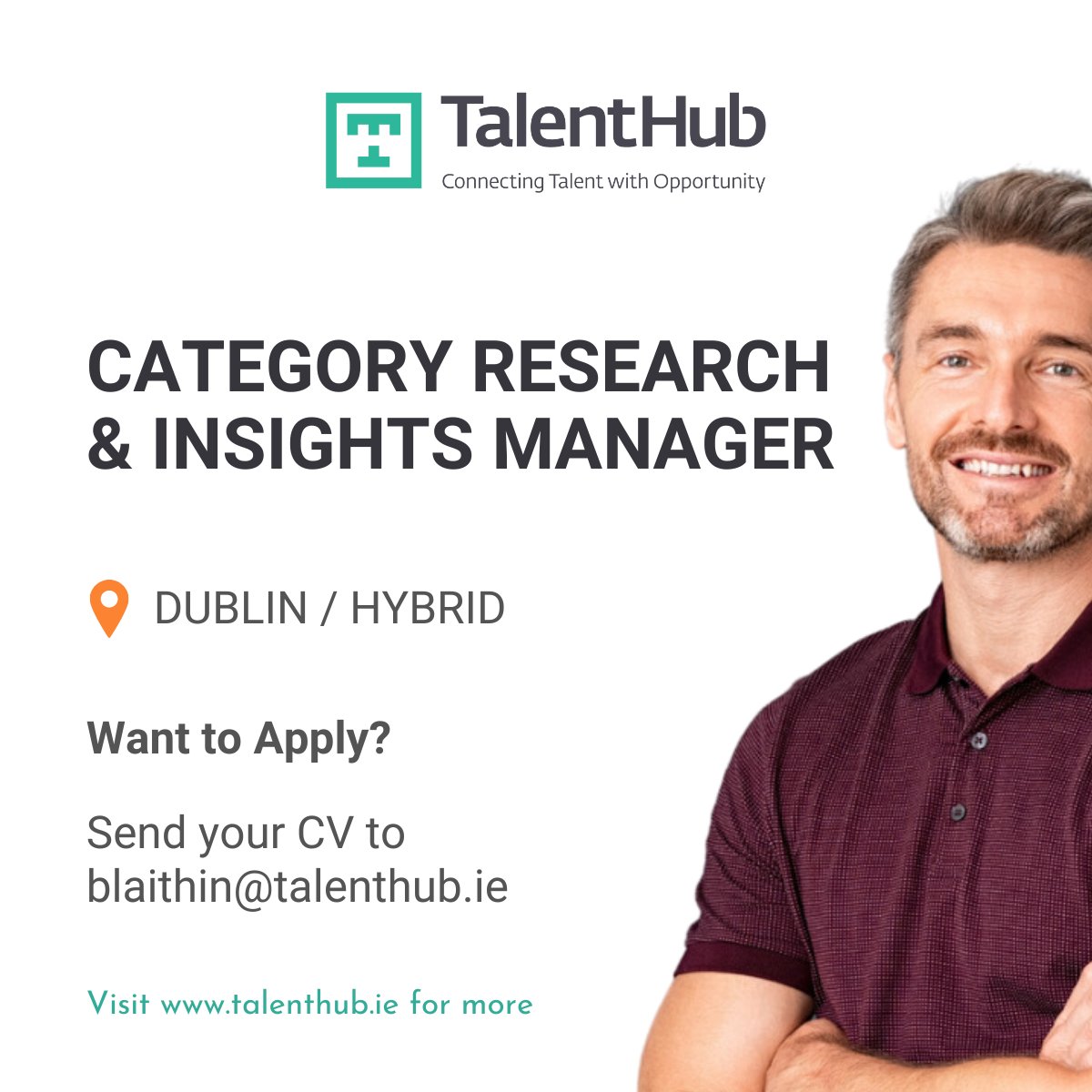 Are you a driven and analytical individual with a passion for market research and competitor analysis? Blaithin Mac Hale is searching for a Category Research and Insights Manager. Interested? Apply below 👇

bit.ly/3XwW2Bv
#insightsmanager #wearehiring #hiring #irishjobs