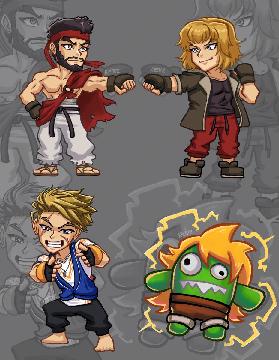 Keeterz_'s tweet photo. More #StreetFighter6  charms ft Ryu, Ken, Luke, &amp; Blanka Chan

#SF6 #StreetFighter https://t.co/KMR6qxDHS1